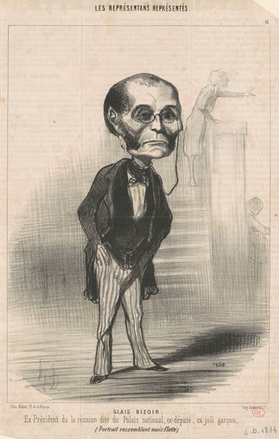 A.O. Glais-Bizoin door Honoré Daumier
