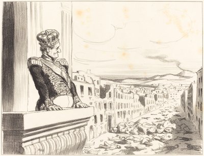 In Napels - De Beste der Koningen... (1e plaat) door Honoré Daumier