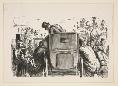 A l door Honoré Daumier