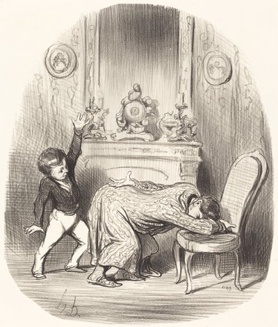 Zoals Henri IV door Honoré Daumier