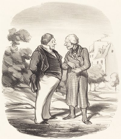 Californische Aandeelhouders door Honoré Daumier