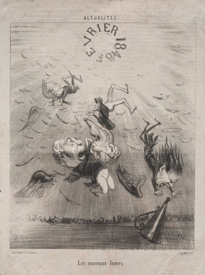 Actualiteiten (Nr. 140): De nieuwe Icarus door Honoré Daumier