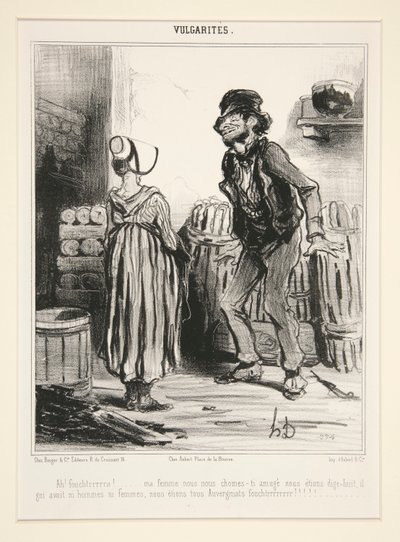 Ah! Fouchtrrrrra! door Honoré Daumier