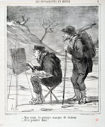 Serie LES LANDSAGISTS IN WINTER 