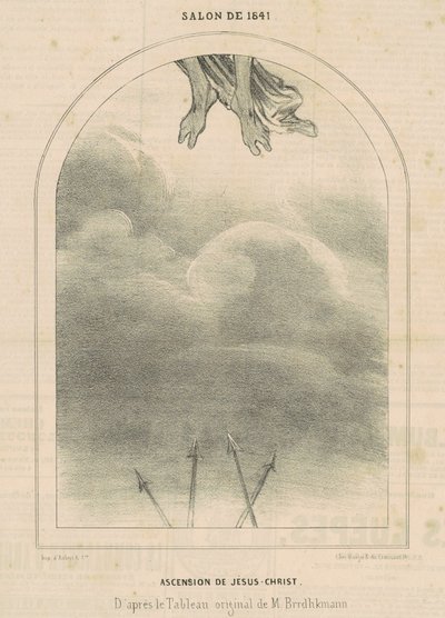 Hemelvaart van Jezus Christus door Honoré Daumier