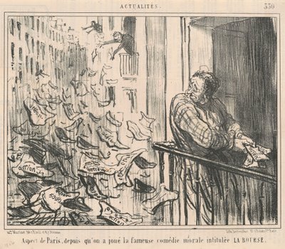 Aspect van Parijs, sinds men heeft gespeeld... door Honoré Daumier