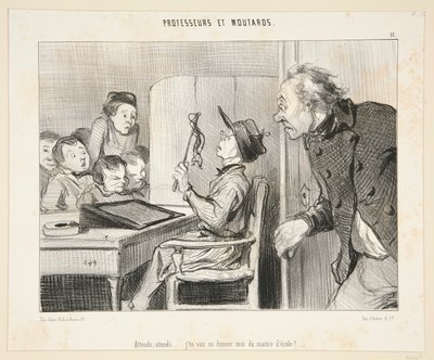 Wacht door Honoré Daumier