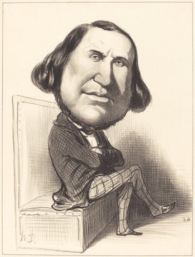 Augustus Avond door Honoré Daumier