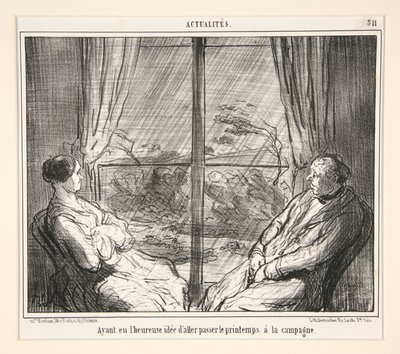 Ayant eu l door Honoré Daumier