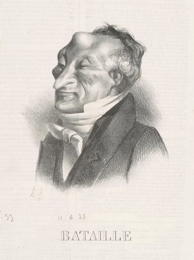 Bataille (Alex. Simon Pataille) door Honoré Daumier