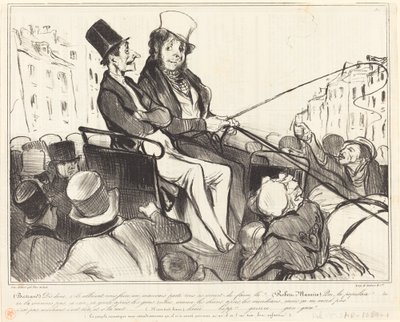 Bertrand, zeg eens, als ze ons zouden... door Honoré Daumier