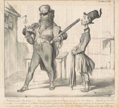 Bertrand, ik hou van de industrie... door Honoré Daumier