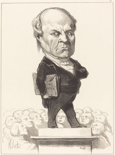 C.H. Odilon Barrot door Honoré Daumier
