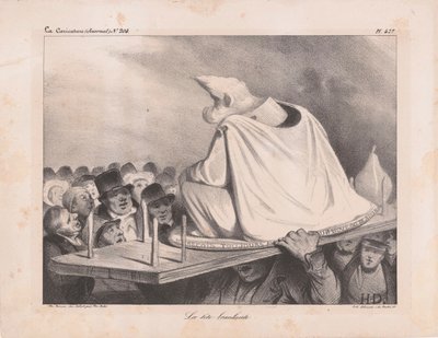 Karikatuur van Louis Philippe I 1773-1850, Koning van de Fransen, 1834 door Honoré Daumier