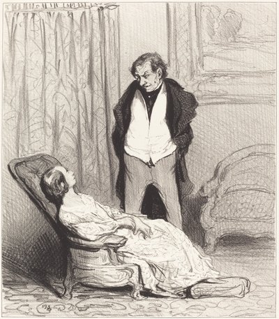 Wortel van de schatkist door Honoré Daumier