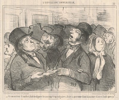 Deze meneer Courbet... door Honoré Daumier