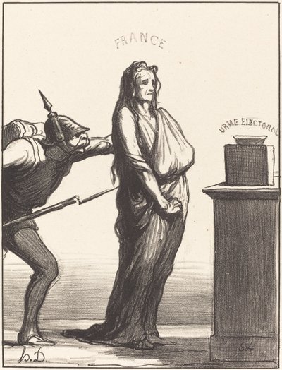 Wat sommige kranten zouden noemen... door Honoré Daumier