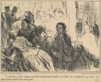 Ce qui nous prouve comme quoi il est ... inutile ... door Honoré Daumier