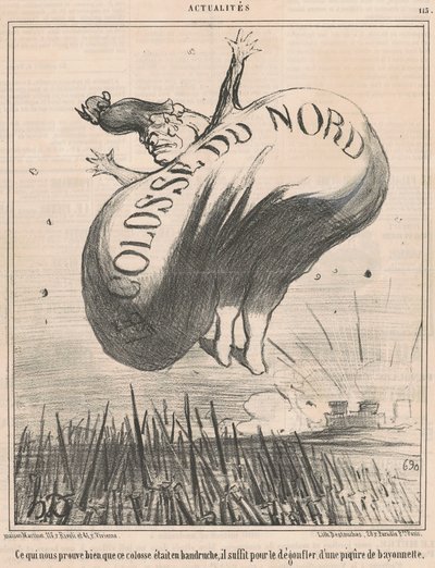 Wat ons bewijst... dat deze kolos... door Honoré Daumier