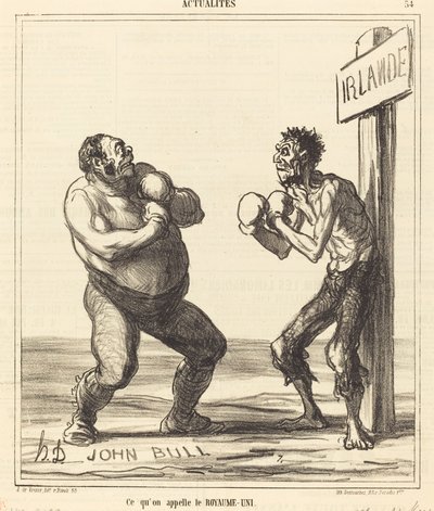 Wat men het Verenigd Koninkrijk noemt door Honoré Daumier