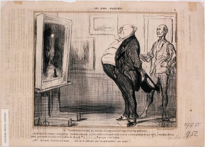 Die Goede Parijzenaars - M. Prudhomme bezoekt de ateliers... door Honoré Daumier