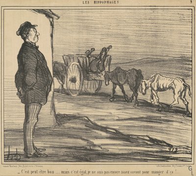 Het is misschien goed... door Honoré Daumier