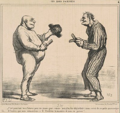 Het is toch echt vervelend voor... door Honoré Daumier