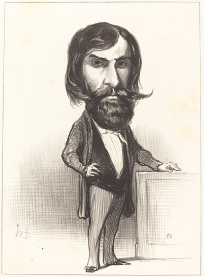 Ch. Ferdinand Gambon door Honoré Daumier