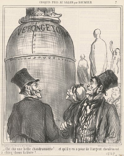 Dat is een mooie ketelmakerij! door Honoré Daumier