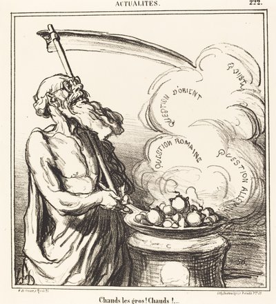 Heet, heet! ... door Honoré Daumier