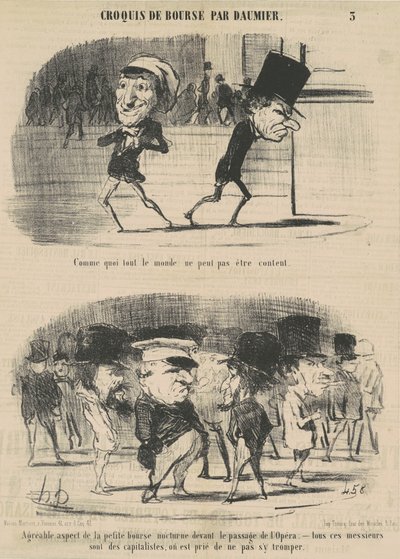 Zoals iedereen kan... door Honoré Daumier