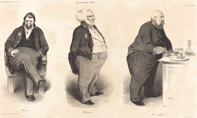 Graaf Portalis - Hertog van Bassano - Graaf van Montlosier door Honoré Daumier