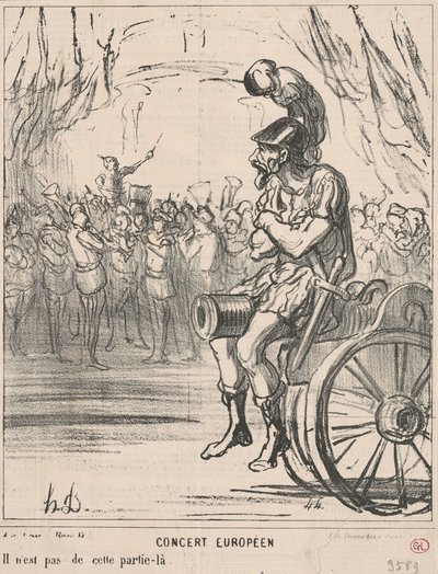 Europees concert door Honoré Daumier