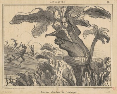 Laatste Verhoging van Soulouque door Honoré Daumier