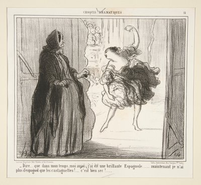 Dire door Honoré Daumier