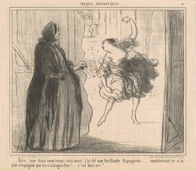 Te zeggen dat ik in mijn tijd ook... door Honoré Daumier
