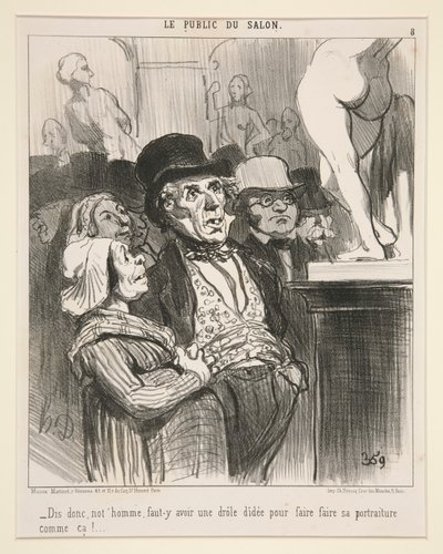 Dis donc, not door Honoré Daumier