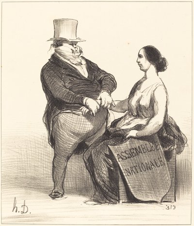 Dokter... ik ben niet zo ziek... door Honoré Daumier