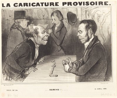 Domino!! door Honoré Daumier