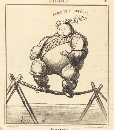Zachtjes! door Honoré Daumier