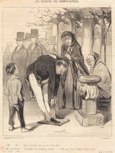 Eh!... Eh!... maar het lijkt erop dat... door Honoré Daumier