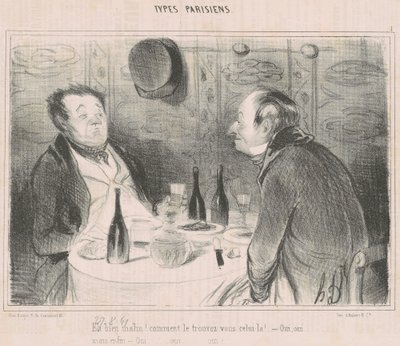 Eh bien Malin! comment le trouvez vous celui-la! door Honoré Daumier