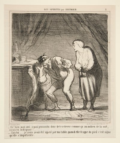 Eh! goed, mijn vriend, waar denk je aan om zo op te staan door Honoré Daumier