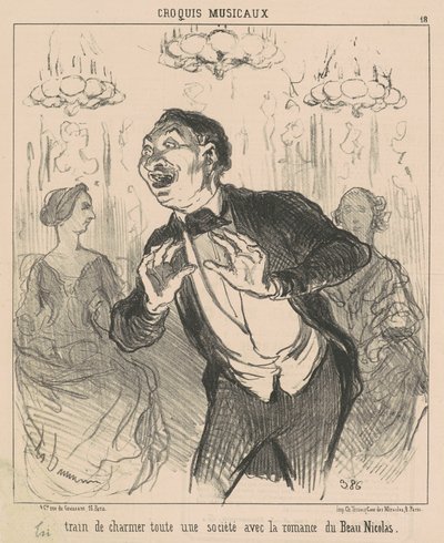 Een hele samenleving betoveren door Honoré Daumier