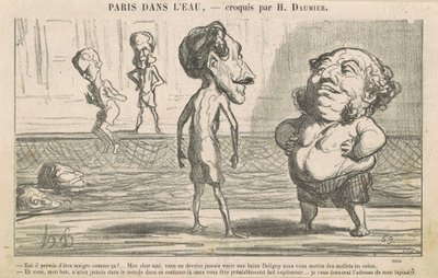 Is het Toegestaan zo Mager te Zijn! door Honoré Daumier