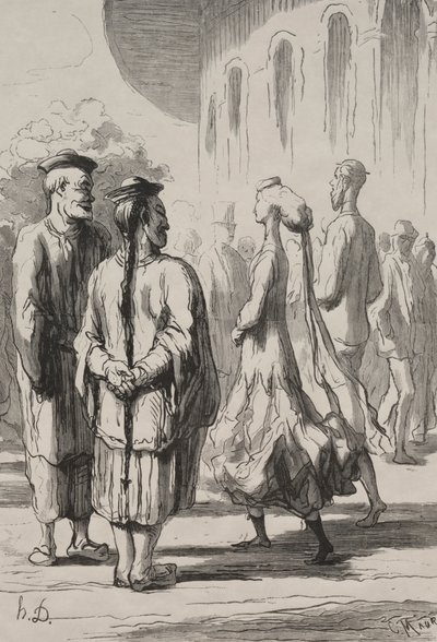 Exposition universelle: wie zijn de meest Chinese door Honoré Daumier