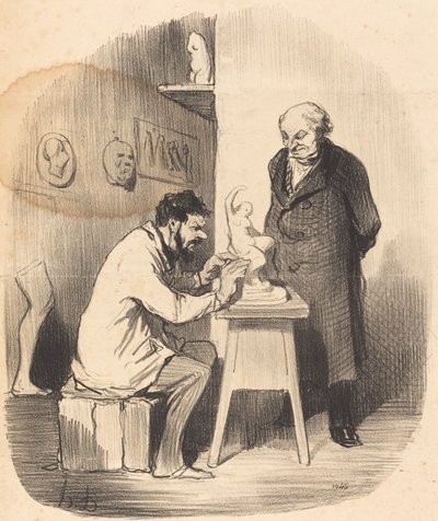 Ik zal je ooit moeten laten maken... door Honoré Daumier