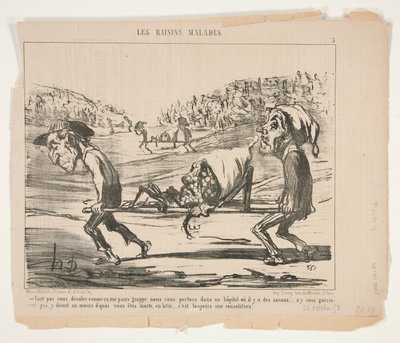 Faut pas vous desoler comme ?a, ma pauv door Honoré Daumier