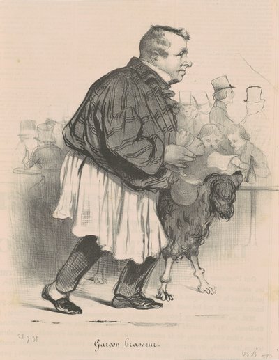 Brouwer jongen ... door Honoré Daumier