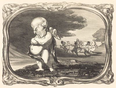 Grootheid en verval van O. Barrot door Honoré Daumier